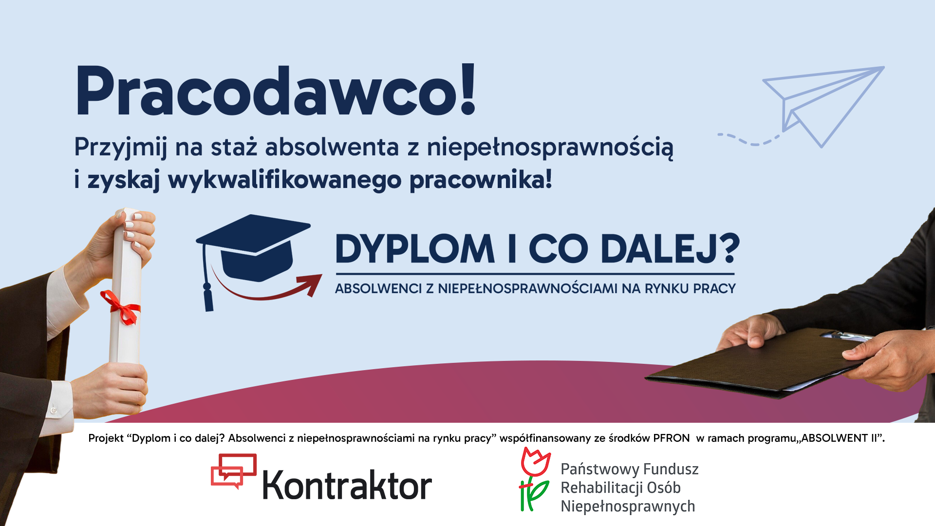 Zdjęcie artykułu Dołącz do projektu „Dyplom i co dalej? Absolwenci z niepełnosprawnościami na rynku pracy”!