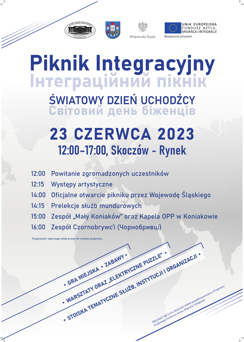 Plakat piknik integracyjny