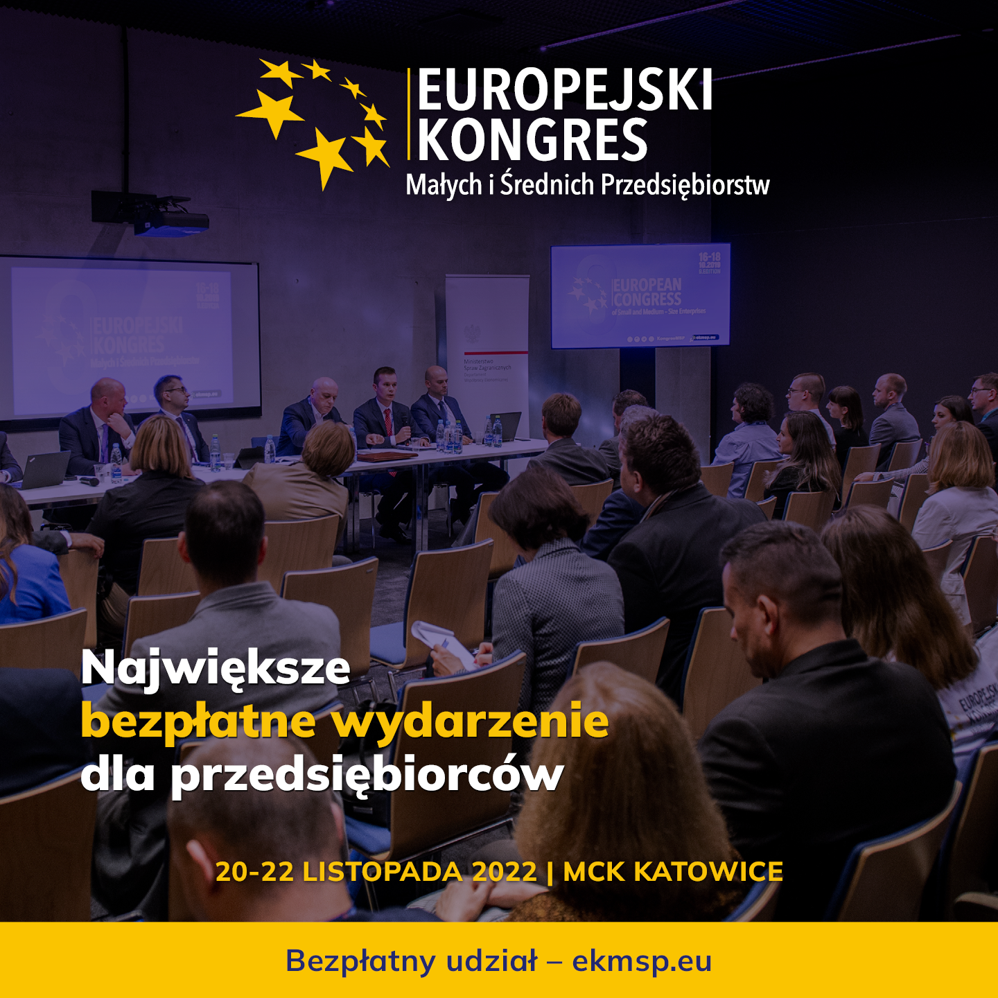 plakat - Europejski Kongres MŚP