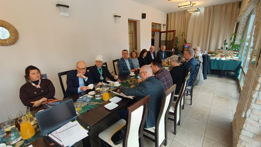 Przedstawiciele partnerstwa Eures-T Besydy na spotkaniu.