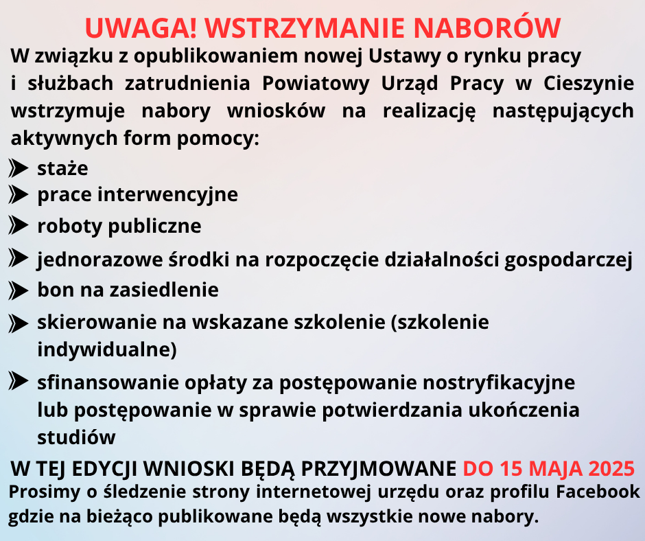 Informacje zawarte w plakacie znajdują się w artykule